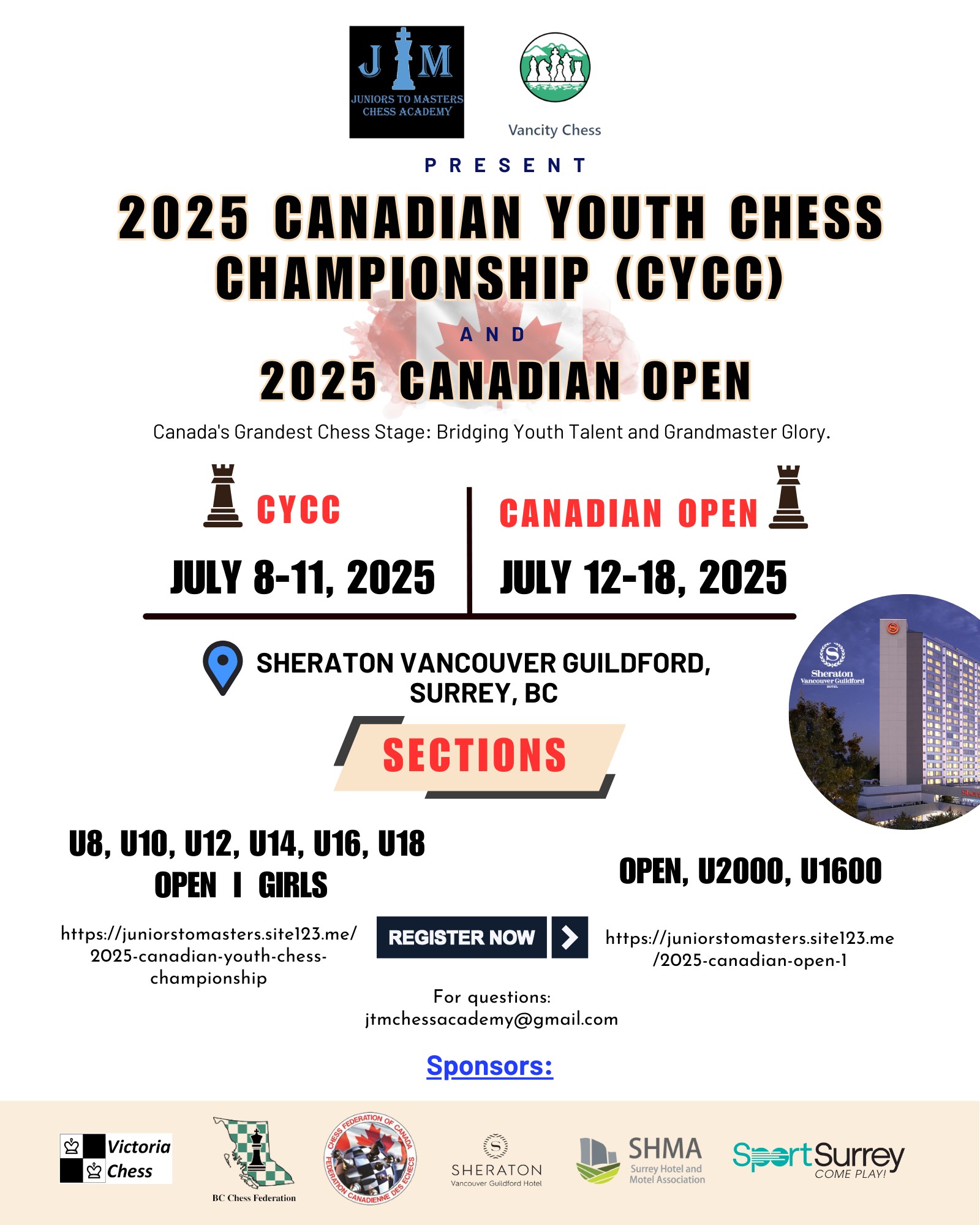 Canadian Open and CYCC Flyer